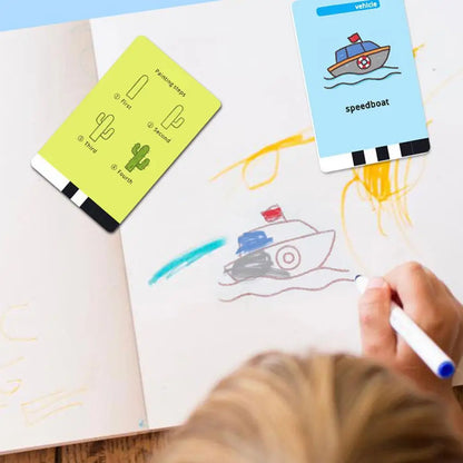 Drawing Robot for Kids Voice Interactive Educational Smart Art Painting Machine Montessori Painting Learning Toys Pink/Blue